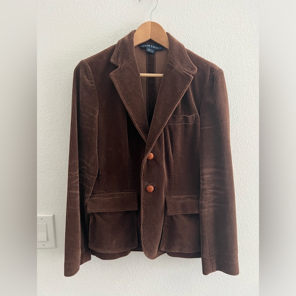 Ralph Lauren Brown Corduroy Jacket
